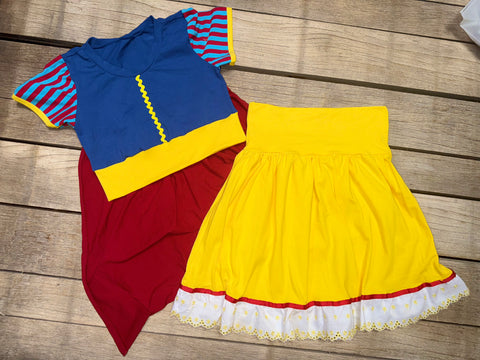 Size 12/14 Snow White “topping” and skirt