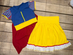 Size 12/14 Snow White “topping” and skirt