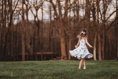 "Penelope paints" watercolor bow back dress 50% off retail was $68